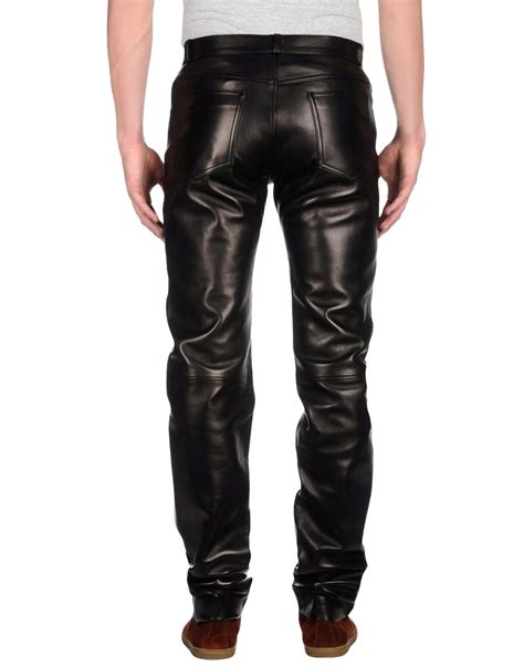 gucci leather pants men's|gucci tailored pants.